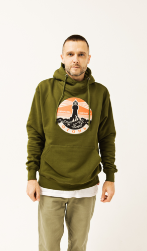Худи ЗАПОРОЖЕЦ Ogon Green фото 13