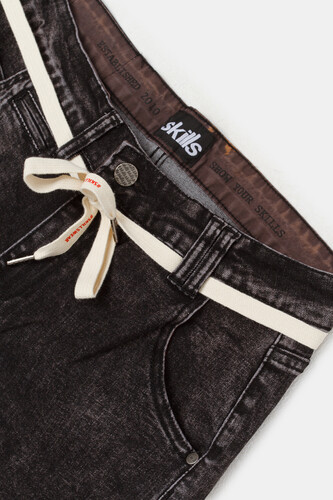 Джинсы SKILLS Slim Flex Black фото 19