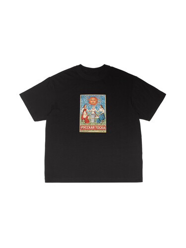 Футболка РУССКАЯ ТОСКА Мозайка Черный фото 3