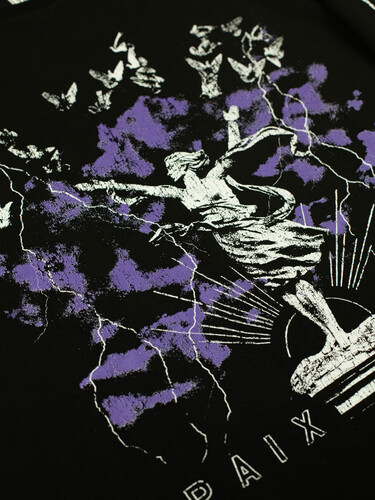 Лонгслив РУССКАЯ ТОСКА Мир Черный фото 6