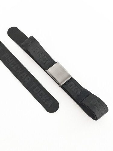 Ремень РУССКАЯ ТОСКА Металл Черный фото 5