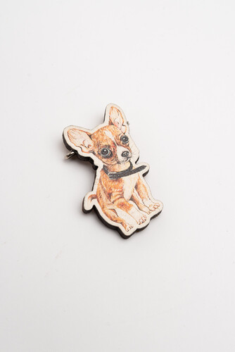 Значок деревянный WAF-WAF Чихуахуа фото 4