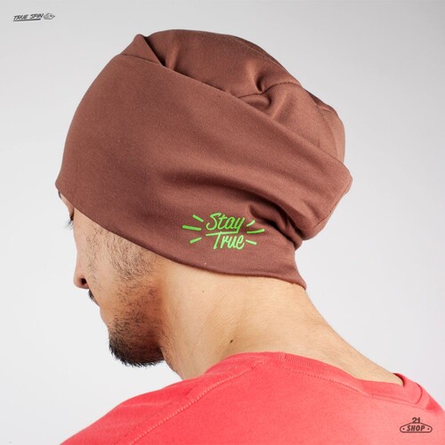 Шапка TRUESPIN Jersey Beanie Brown фото 28