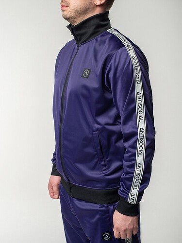 Олимпийка ANTISOCIAL Stripe Фиолетовый фото 10