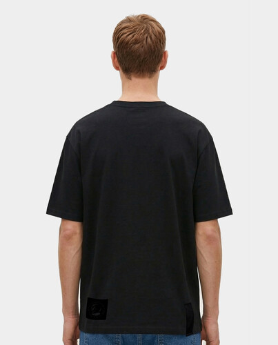 Футболка ASTRONAUTICS1961 КВАЗАР 1.0 Черный/Белый фото 4