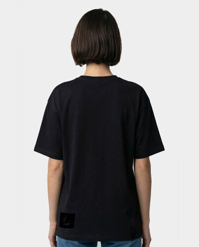 Футболка ASTRONAUTICS1961 КВАЗАР 1.0 Черный/Белый фото 4