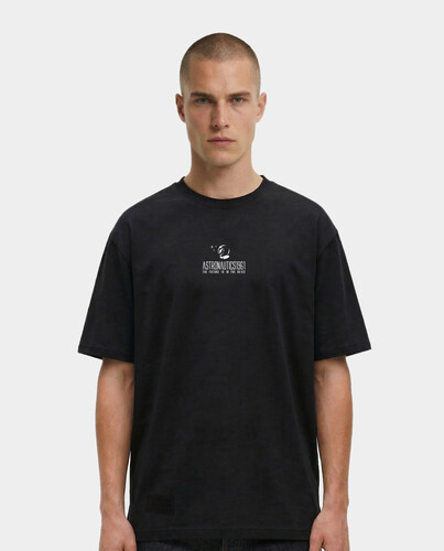 Футболка ASTRONAUTICS1961 КВАЗАР 1.1 Черный/Белый фото 3