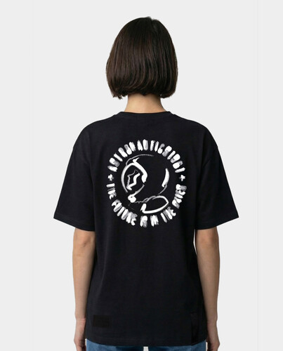 Футболка ASTRONAUTICS1961 КВАЗАР 1.1 Черный/Белый фото 4