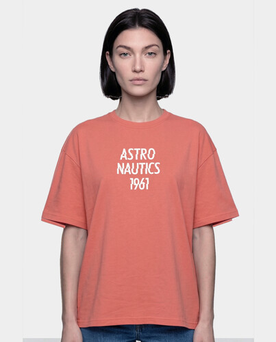 Футболка ASTRONAUTICS1961 КВАЗАР 2.0 Розовый/Белый фото 3