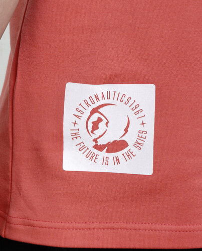 Футболка ASTRONAUTICS1961 КВАЗАР 2.0 Розовый/Белый фото 7