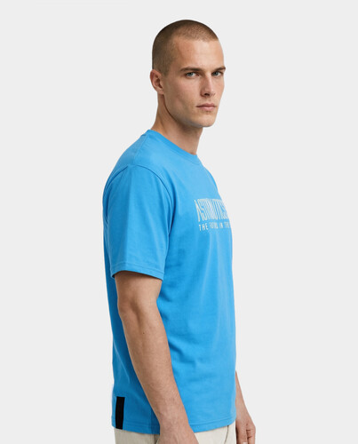 Футболка ASTRONAUTICS1961 КВАЗАР 3.0 Бирюзовый/Белый фото 4