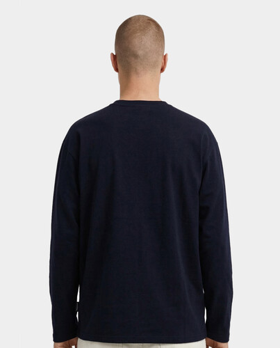 Лонгслив ASTRONAUTICS1961 "КОСМОС ВНУТРИ - 2" Темно-Синий/Серебро фото 4