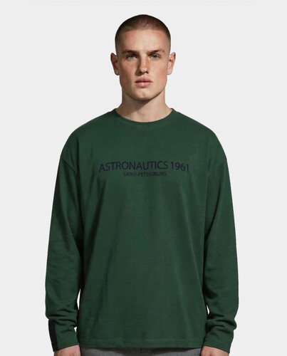 Лонгслив ASTRONAUTICS1961 OVS-26 Хаки/Черный фото 3