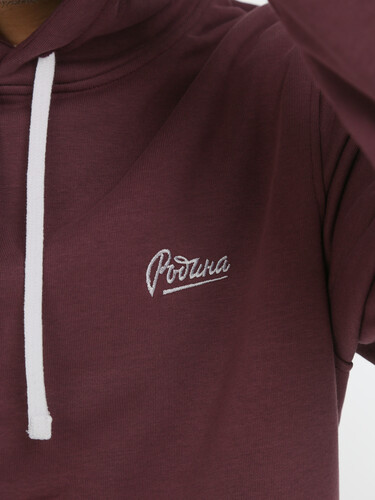 Худи РОДИНА Base (мужское) Слива фото 7