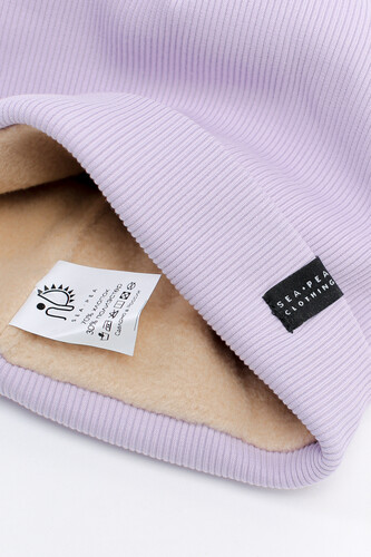 Шапка SEA-PEA СLOTHING Two (с флисом) Сиреневый фото 6