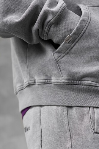 Зиппер 108 Hertz Zip-hoody Washed Grey фото 8