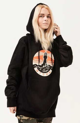 Худи ЗАПОРОЖЕЦ Ogon Deep Black фото 7