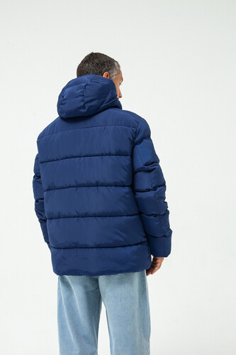 Куртка TRUESPIN Puffy Hooded Jacket Navy фото 21