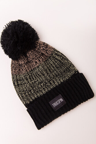 Шапка TRUESPIN Triple Beige/Olive/Black фото 6