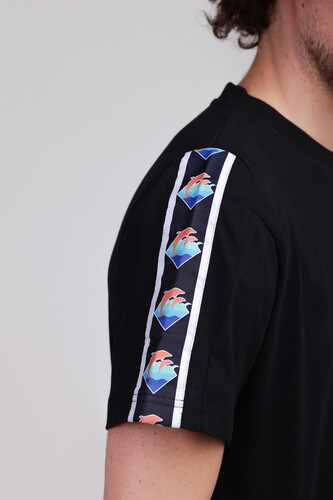 Футболка PINK DOLPHIN Wave Sport Tee Black фото 6
