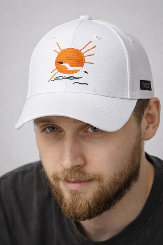 Бейсболка ЗАПОРОЖЕЦ Чайка Белый фото 6