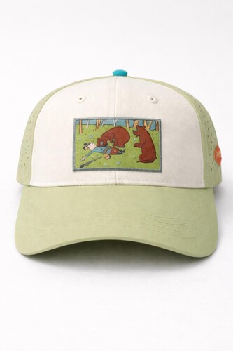 Бейсболка ЗАПОРОЖЕЦ Охотник Прилег ЛО Бежевый/Зеленый фото 7