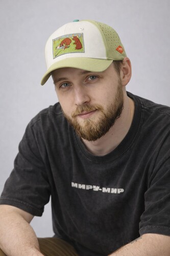 Бейсболка ЗАПОРОЖЕЦ Охотник Прилег ЛО Бежевый/Зеленый фото 5