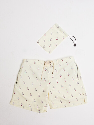 Шорты ЗАПОРОЖЕЦ Гуси/Gusi Beige фото 16