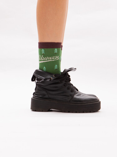 Носки ЗАПОРОЖЕЦ Шишки Зеленый фото 32