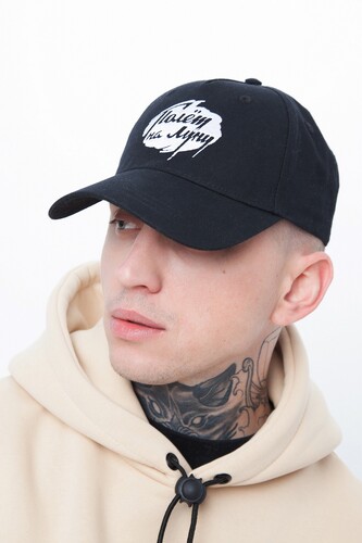 Бейсболка ЗАПОРОЖЕЦ х МУЗЕЙ КОСМОНАВТИКИ Kosmos Black фото 12