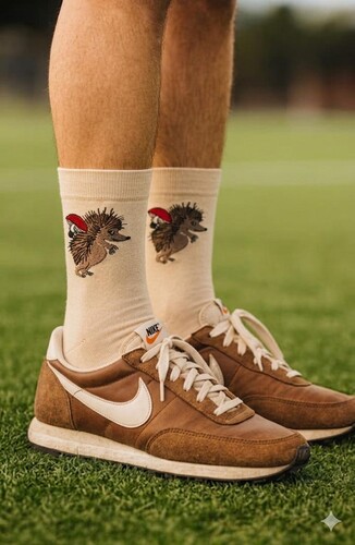 Носки ЗАПОРОЖЕЦ Ёжик Бежевый фото 4