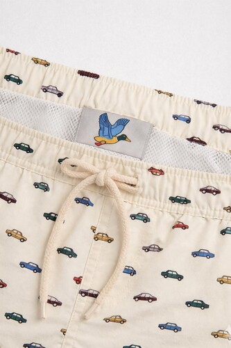 Шорты ЗАПОРОЖЕЦ Машинки/Mashinki Beige фото 9