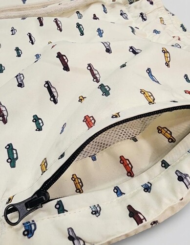 Шорты ЗАПОРОЖЕЦ Машинки/Mashinki Beige фото 10