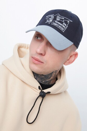 Бейсболка ЗАПОРОЖЕЦ х МУЗЕЙ КОСМОНАВТИКИ Kosmos Navy фото 11