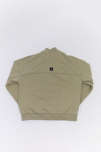 Толстовка без капюшона SEA-PEA СLOTHING женская Пыльный Зеленый фото 7