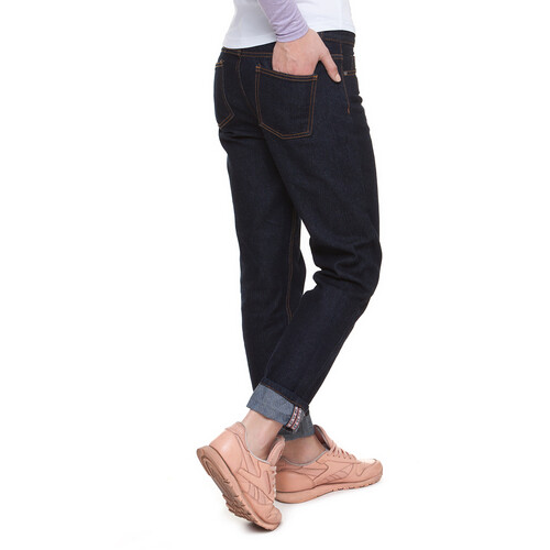 Джинсы ЗАПОРОЖЕЦ Ladies Denim Zap Boyfriend Flex женские Raw Blue фото 29