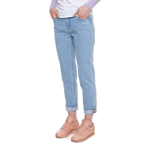 Джинсы ЗАПОРОЖЕЦ Ladies Denim Zap Boyfriend Flex женские Light Blue фото 19