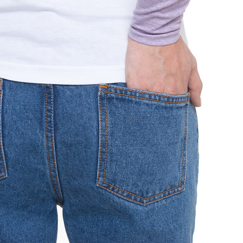 Джинсы ЗАПОРОЖЕЦ Ladies Denim Zap Boyfriend Flex женские Regular Blue фото 20