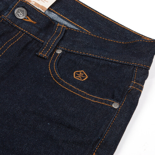 Джинсы ЗАПОРОЖЕЦ Ladies Denim Zap Boyfriend Flex женские Raw Blue фото 30