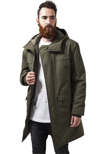 Куртка URBAN CLASSICS Cotton Peached Canvas Parka Olive фото 7