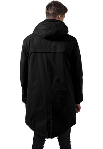 Куртка URBAN CLASSICS Cotton Peached Canvas Parka Black фото 7
