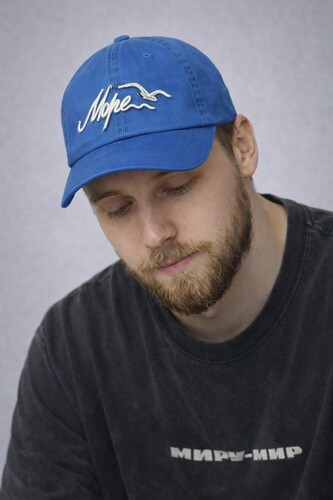 Бейсболка варенка ЗАПОРОЖЕЦ Море Синий фото 6