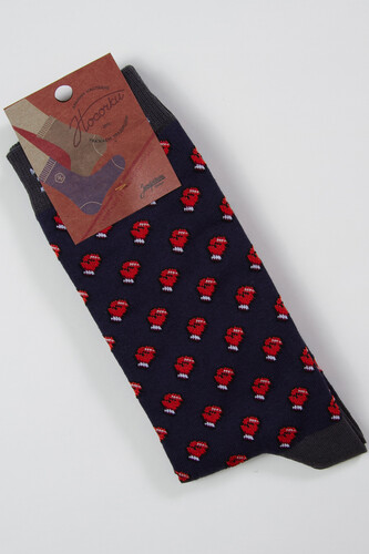 Носки ЗАПОРОЖЕЦ Бокс Темно-Синий фото 6