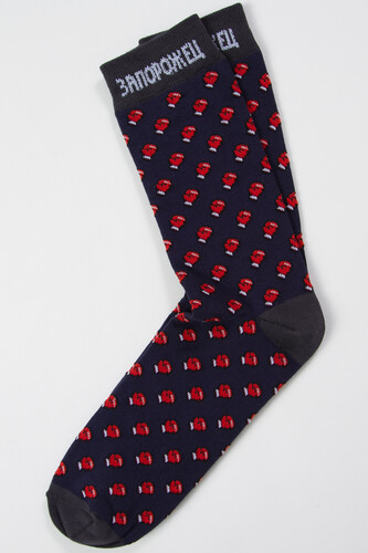 Носки ЗАПОРОЖЕЦ Бокс Темно-Синий фото 5