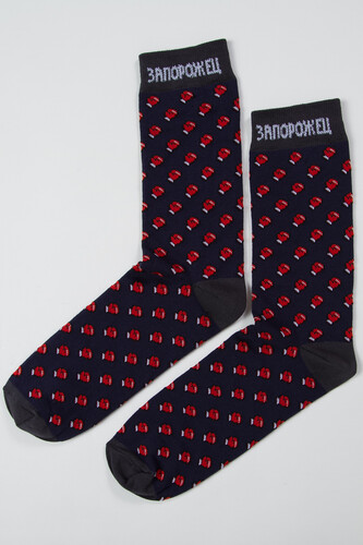 Носки ЗАПОРОЖЕЦ Бокс Темно-Синий фото 8