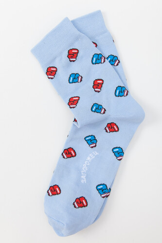 Носки ЗАПОРОЖЕЦ Бокс Светло-Голубой фото 8