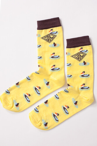 Носки ЗАПОРОЖЕЦ Утки Желтый фото 8
