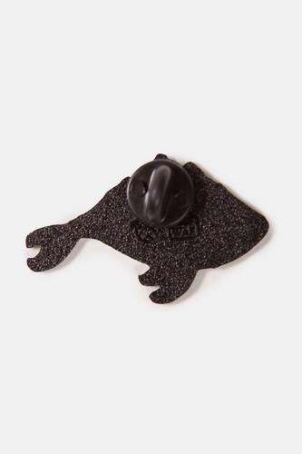 Пин металлический WAF-WAF Слушая тишину (Желтый/Голубой) фото 6