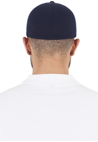 Бейсболка FLEXFIT Flexfit Double Jersey Navy фото 7