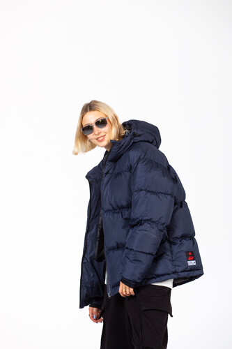 Пуховик OBANZE WATAGA Горилла Синий фото 9